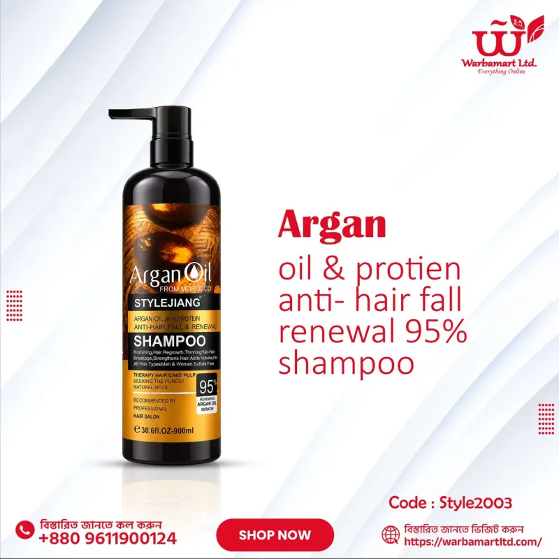 Argan oil & protien anti- hair fall renewal 95% shampoo