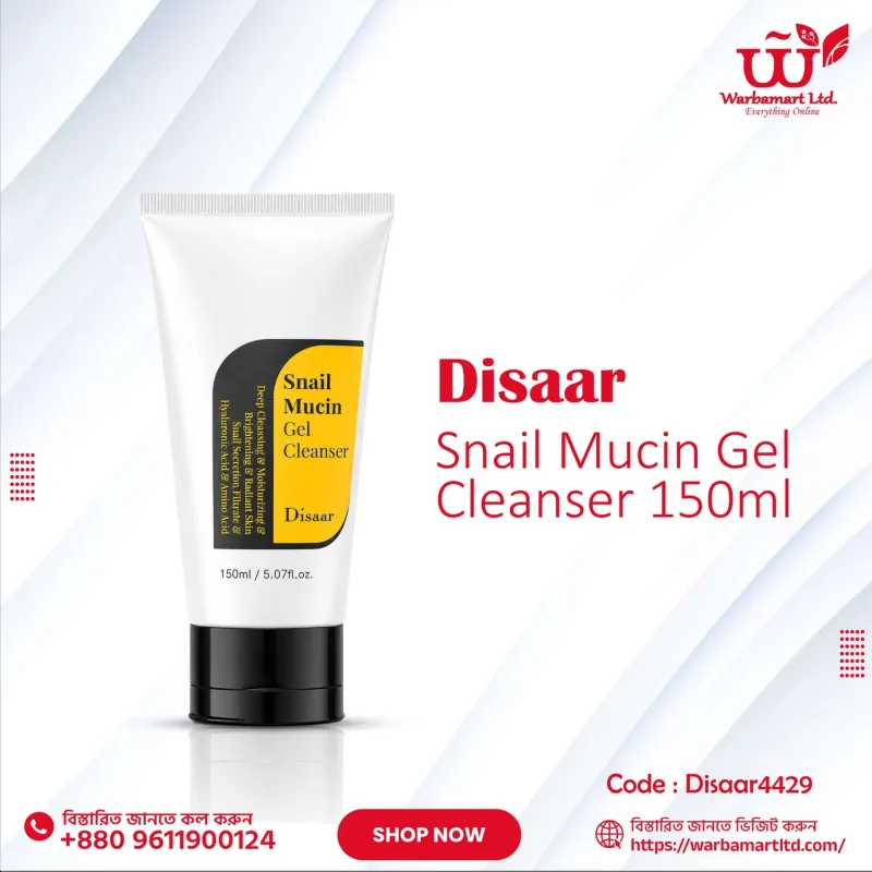 Disaar Snail Mucin Gel Cleanser 150ml