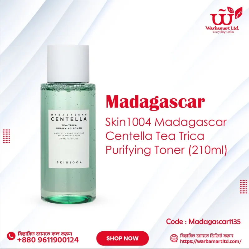 Skin1004 Madagascar Centella Tea Trica Purifying Toner 210ml
