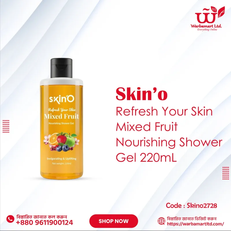 SkinO Refresh Your Skin Mixed Fruit Nourishing Shower Gel 220mL