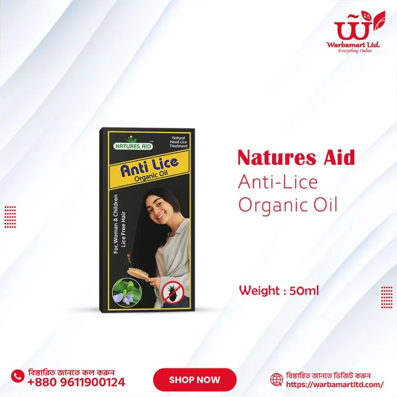 NATURES AID Anti Lice Organic Oil 50ml