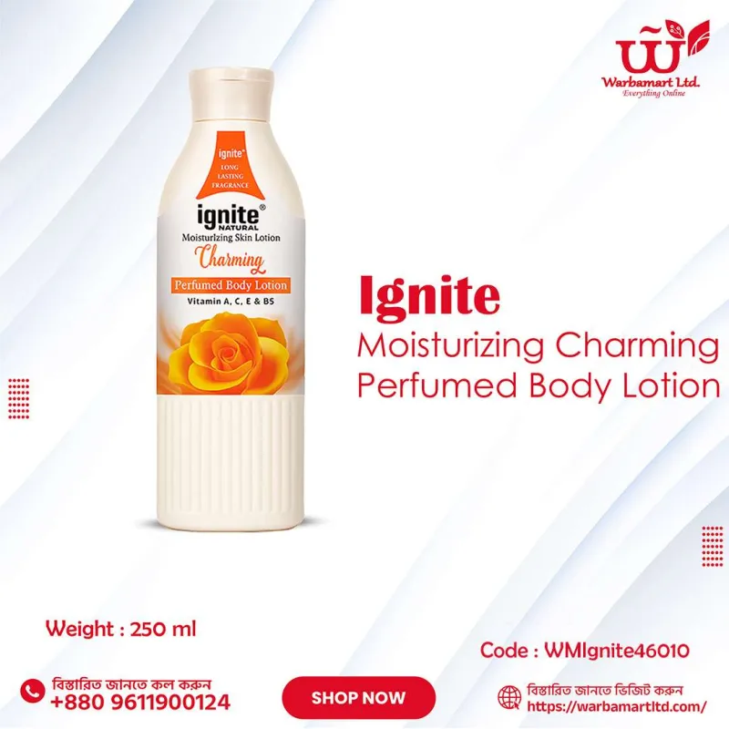 Ignite Moisturizing Skin Lotion (Charming) 250 ml