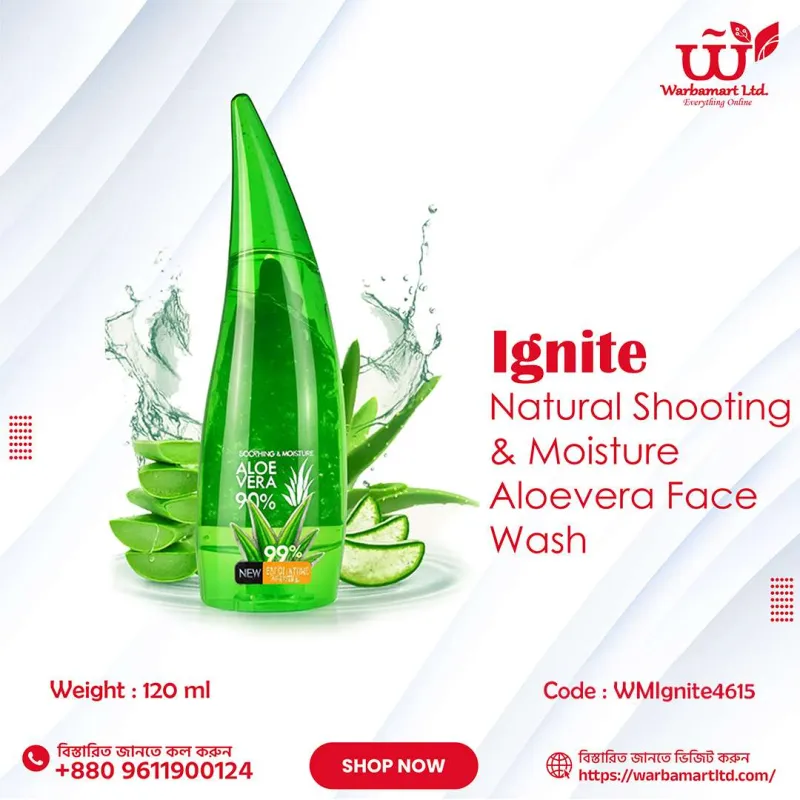 Ignite Skin Aloevera Face Wash-120 ml