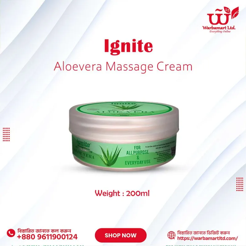 Ignite Aloevera Massage Cream-200 ml