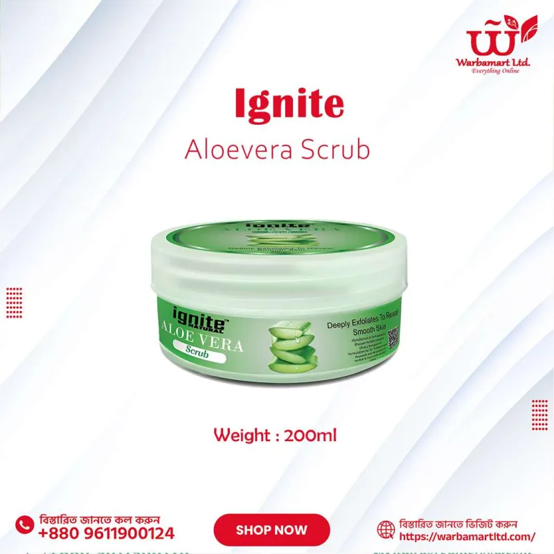 Ignite Aloevera Scrub-200 gm