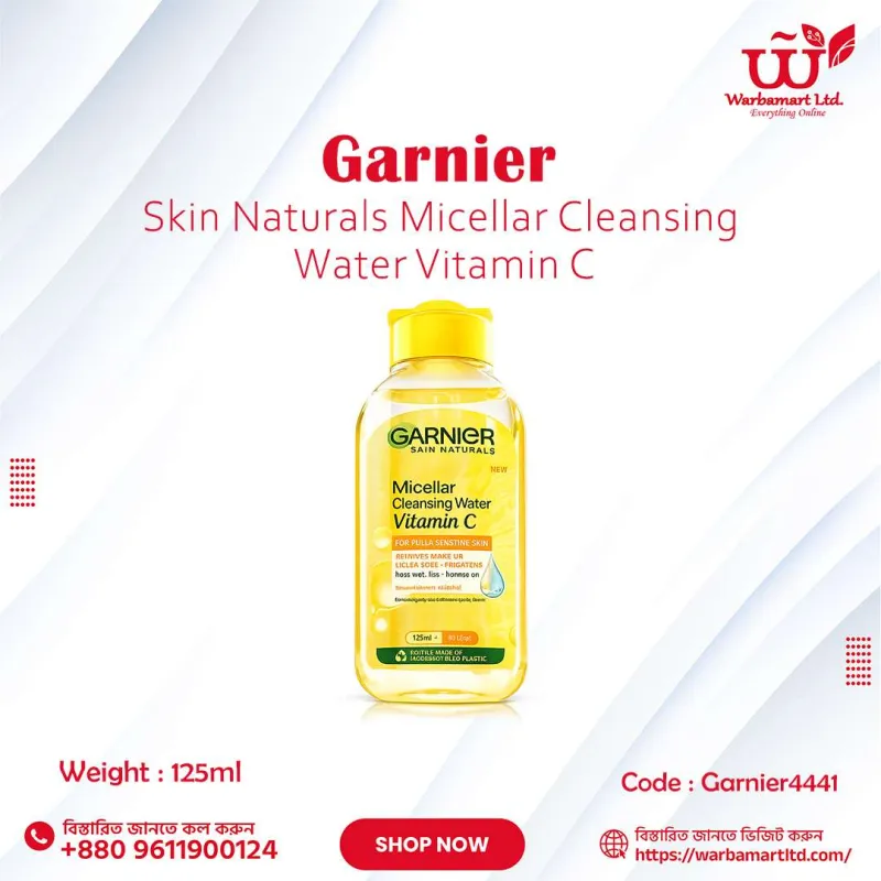 Garnier Skin Naturals Micellar Cleansing Water Vitamin C 125ml
