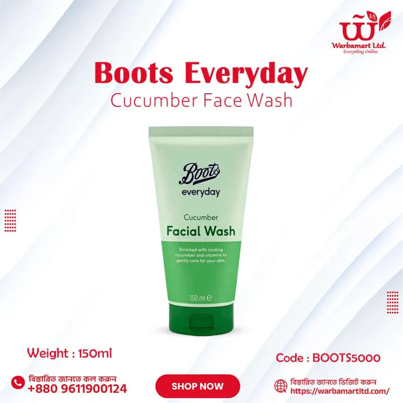 Boots Everyday Cucumber Face Wash 150ml