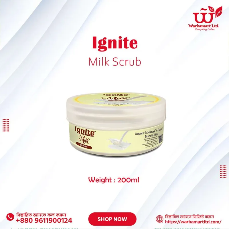 Ignite Milk Scrub-200 gm