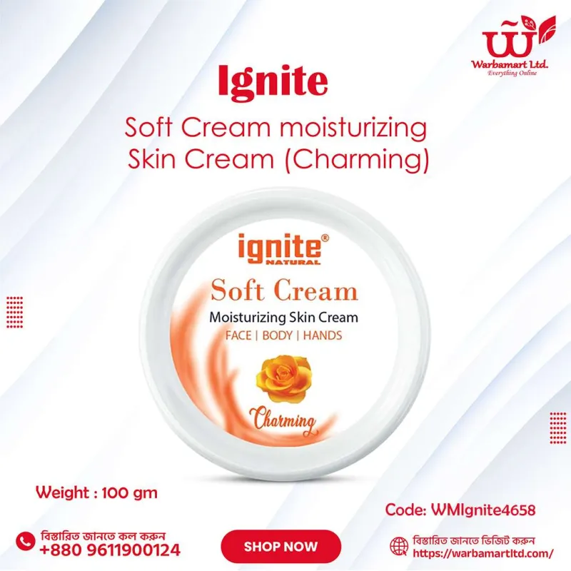 Ignite Soft Cream Moisturizing Skin Cream (Charming) 100 ml