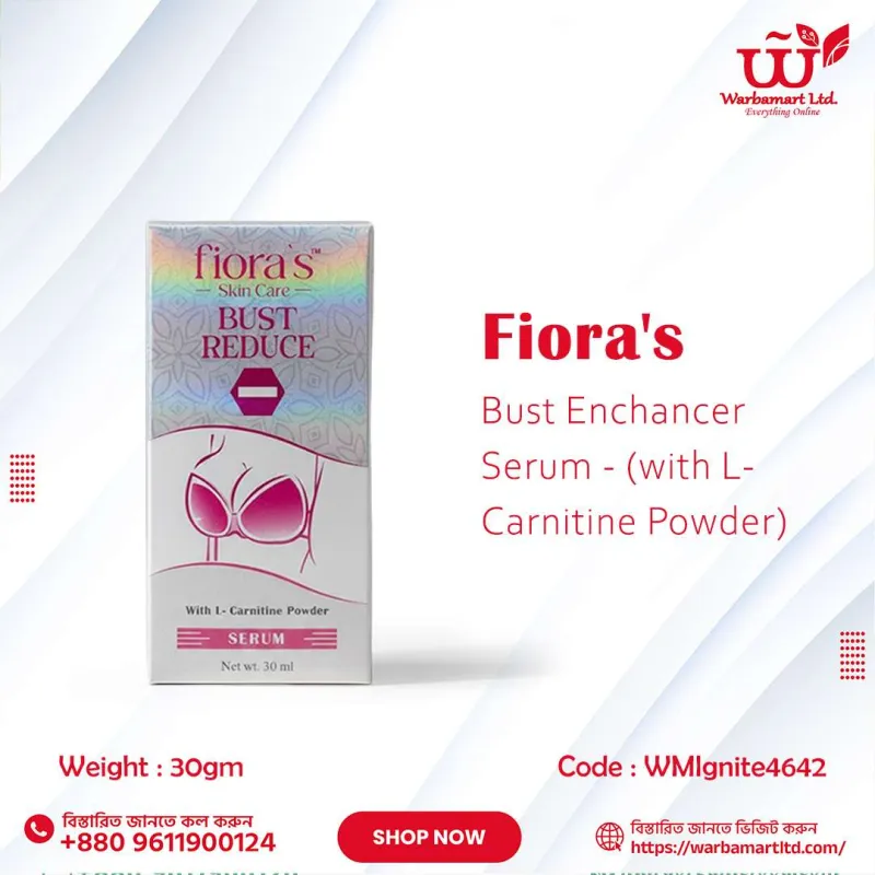 Fiora's Bust Enchancer Serum - (with L-Carnitine Powder) 30ml