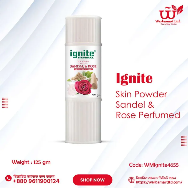 Ignite Skin Powder Sandel & Rose Perfumed