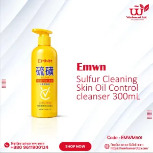 Emwn Sulfur Cleaning Skin Oil Control cleanser 300mL