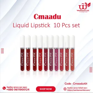 Cmaadu Liquid Lipstick  10 Pcs set