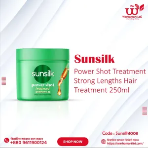Sunsilk Power Shot Treatment Strong Lengths Hair Treatment 250ml