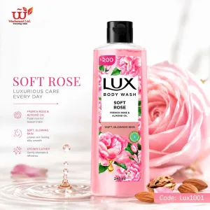 Lux Body Wash French Rose & Almond 245ml