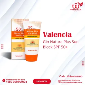 Valencia Gio Nature Plus Sun Block SPF 50+