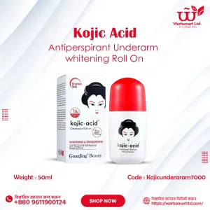 Kojic Acid antiperspirant Underarm whitening Roll On 50ml