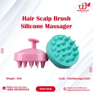 Hair Scalp Brush Silicone Massager