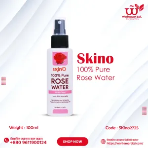 SkinO 100% Pure Rose Water 100ml