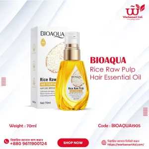 BIOAQUA Rice Raw Pulp Hair Essential Oil 70ml