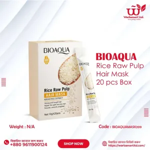 BIOAQUA Rice Raw Pulp Hair Mask 20 pcs Box