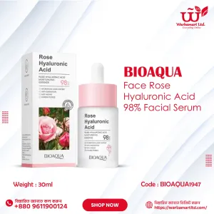 Bioaqua Face Rose Hyaluronic Acid 98% Facial Serum 30ml
