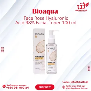 Bioaqua Face Rose Hyaluronic Acid 98% Facial Toner 100ml