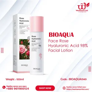 Bioaqua Face Rose Hyaluronic Acid 98% Facial Lotion 100ml