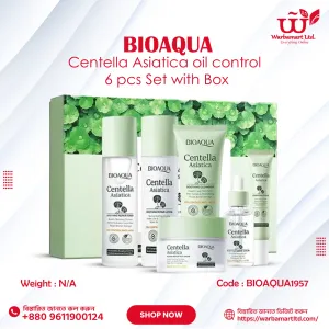 Bioaqua Centella Asiatica oil control 6 pcs Set with Box