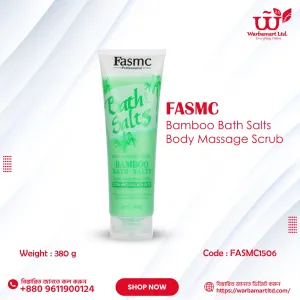 FASMC Bamboo Bath Salts Body Massage Scrub 380g
