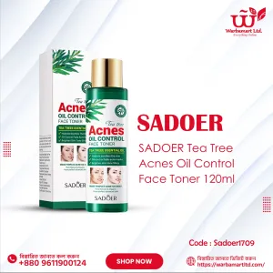SADOER Tea Tree Acnes Oil Control Face Toner 120ml