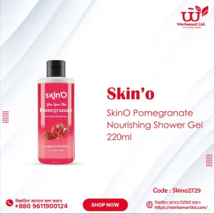 SkinO Pomegranate Nourishing Shower Gel 220ml