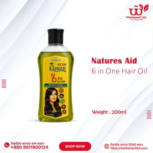NATURES AID 6 in one Hair Oil-200ml
