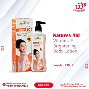 NATURES AID Vitamin E Brightening Body Lotion 200ml