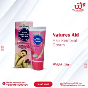 NATURES AID Hair Removal Cream 25gm