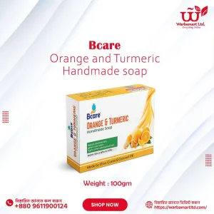 Bcare Orange and Turmeric Handmade soap 100 gm