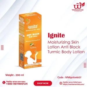 Ignite Moisturizing Skin Lotion Anti Black Turmic Body Lotion 200ml