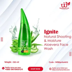Ignite Skin Aloevera Face Wash-120 ml