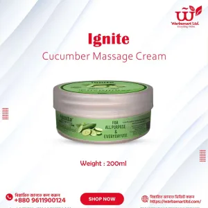 Ignite Cucumber Massage Cream -200 ml