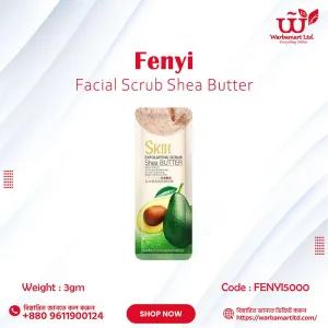 Fenyi Facial Scrub Shea Butter 3gm