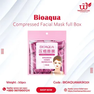 Bioaqua Compressed Facial Mask full Box 50pcs