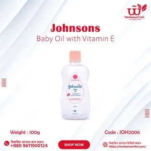 Johnsons Baby Oil with Vitamin E 100ml
