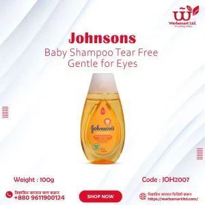 Johnsons Baby Shampoo Tear Free Gentle for Eyes 100ml
