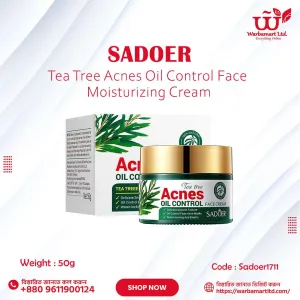 SADOER Tea Tree Acnes Oil Control Face Moisturizing Cream 50gm
