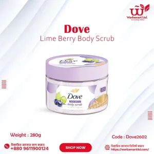 Dove Lime Berry Body Scrub 280gm