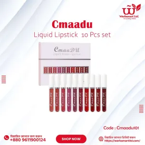 Cmaadu Liquid Lipstick 10 Pcs Set