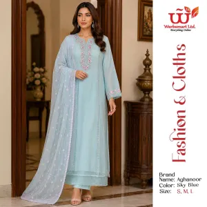 Aghanoor (Sky Blue)